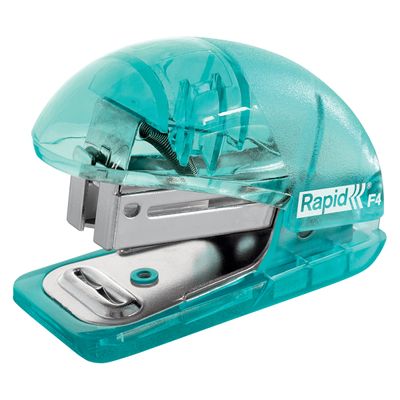 4051661030802-Rapid - Mini Agrafeuse Colour'Breeze - capacité 10 feuilles - agrafes 24/6 ou 26/6 - Bleu--0