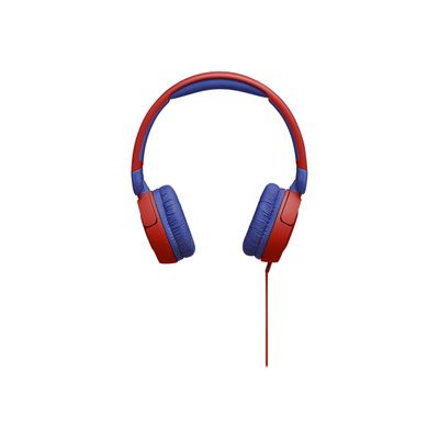 6925281976919-JBL Jr310 - casque filaire avec micro pour enfant - rouge-Avant-1