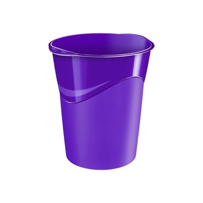 3462152800322-CEP Gloss - Corbeille à papier 14L - violet-Avant-0