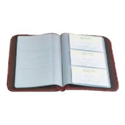 5412303371360-Brepols Palermo - Classeur pour cartes de visite - pour 144 cartes - noir-Avant-1