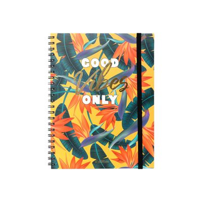 8054320565598-Legami - Carnet notebook 3-en-1 - A4 maxi - tropical vibes-Avant-0