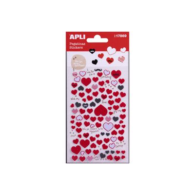 8410782178699-Apli Kids - Stickers cœurs-Avant-0