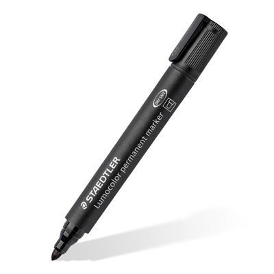 4007817304648-STAEDTLER LUMOCOLOR 352 - Marqueur permanent - pointe ogive - noir--1