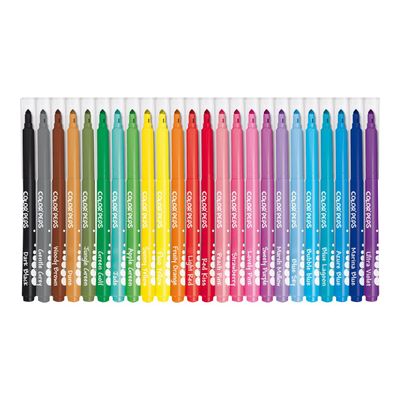 3154148450122-Maped Color'Peps Long Life - 24 Feutres - Pointe moyenne-Avant-0