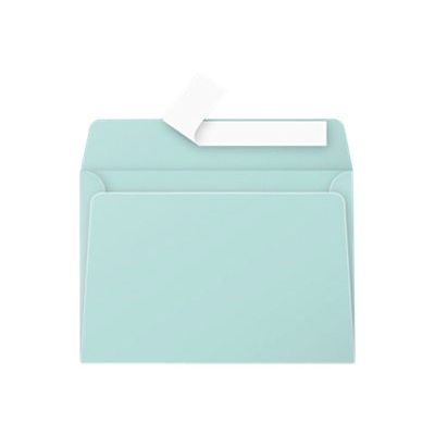 3329680553369-Pollen - 20 Enveloppes - 114 x 162 mm - 120 g/m² - vert jade-Avant-0
