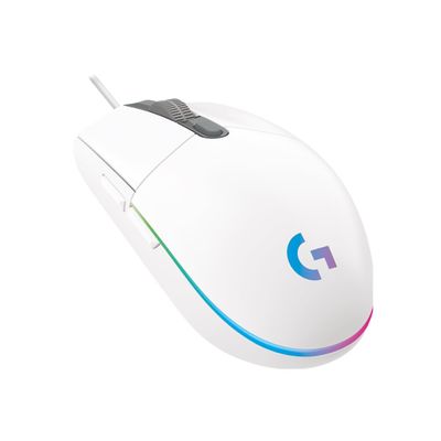 5099206089242-Logitech G102 LIGHTSYNC - Souris filaire - blanc-Angle gauche-0