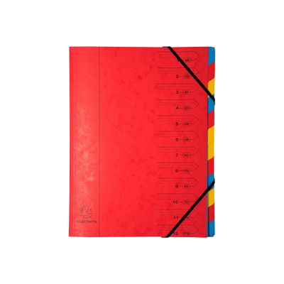 3130630541202-Exacompta Nature Future - Trieur agrafé 12 compartiments - disponible dans différentes couleurs-Avant-4