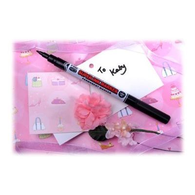4902778036907-UNI SUPER INK - Marqueur permanent - pointe fine - noir-Angle droit-3