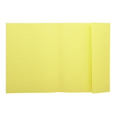 3130632339005-Exacompta Super 210 - 50 Chemises 1 rabat - 210 gr - jaune-Avant-0