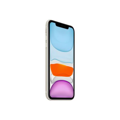 3701083037873-Apple iphone 11 - Smartphone reconditionné grade C (Etat correct) - 4G - 64 Go - blanc-Angle gauche-1