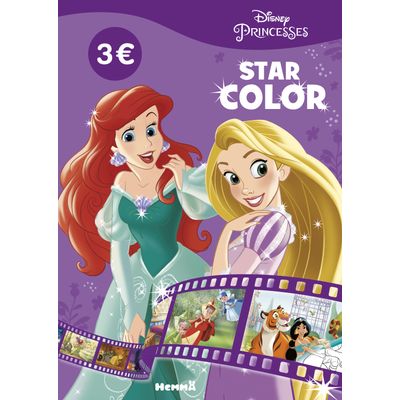 9782508045646-Disney Princesses - Star color Raiponce et Ariel--0