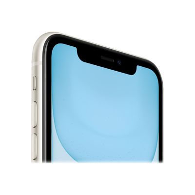 3701083037873-Apple iphone 11 - Smartphone reconditionné grade C (Etat correct) - 4G - 64 Go - blanc-Gros plan-5
