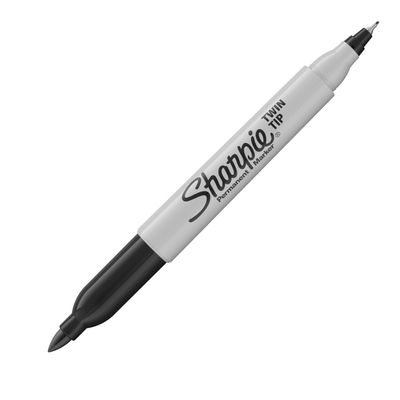 3501170818374-Sharpie - Marqueur permanent double pointe fine et ultra fine - noir--1