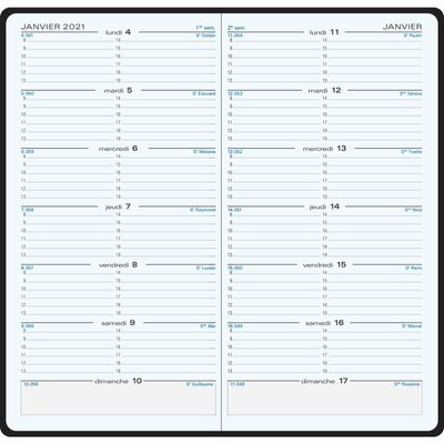 3660942069649-Agenda de poche Tailor SL 17 - 1 semaine par page - 9 x 17,5 cm - disponible dans différentes couleurs--4