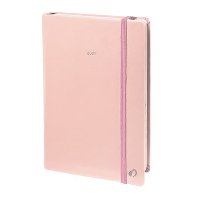 3371010446810-Pastel Ministre - Agenda à élastique 1 semaine sur 2 pages - 16 x 24 cm - rose - Quo Vadis--0