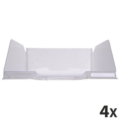 9002493014428-Exacompta COMBO MAXI - 4 Corbeilles à courrier cristal--0