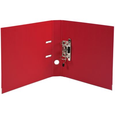 3130632531454-Exacompta Prem'Touch - 10 Classeurs à levier - Dos 50 mm - A4 Maxi - pour 400 feuilles - rouge--1