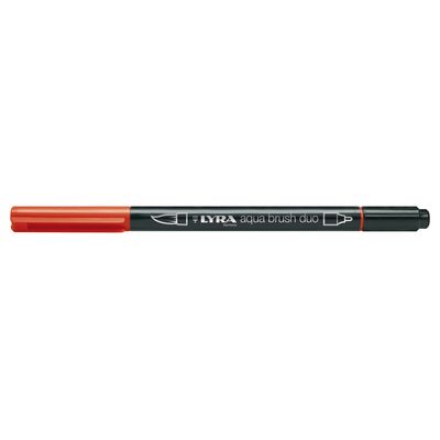 0000006016340-Lyra Aqua Brush Duo - Feutre pinceau double pointe - carmin foncé--0