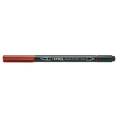 0000006016241-Lyra Aqua Brush Duo - Feutre pinceau double pointe - rouge Venise--0