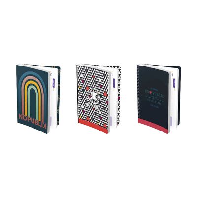 3147280125188-Agenda No Publik - 1 jour par page - 12 x 17 cm - différents modèles disponibles - Hamelin--0