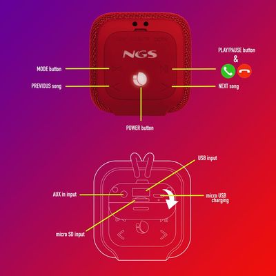 8435430616798-NGS Roller Coaster - mini enceinte waterprof sans fil - bluetooth - rouge--10