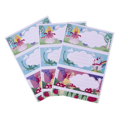 8410782184362-Apli Princesses - 9 Étiquettes scolaires - 36 x 81 mm--0