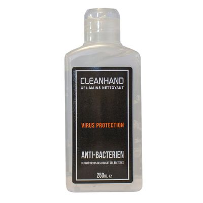 3760317670330-Gel hydroalcoolique avec pompe - flacon de 250 ml--0