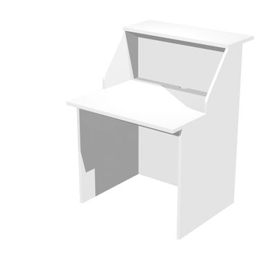 7331910021803-Banque d'accueil module haut MUSA - L80 cm - Blanc--1