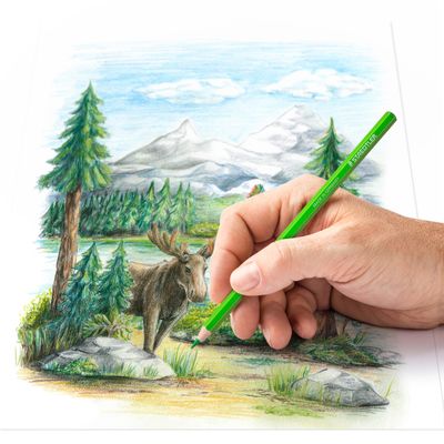 4007817052235-STAEDTLER Design Journey - 48 Crayons de couleur - couleurs assorties--5