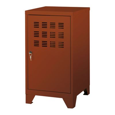 3219090956280-Casier de bureau avec pieds - 74 x 40 x 40 cm - terracotta--0