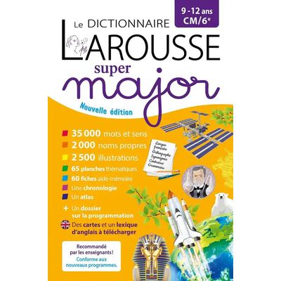 9782036000001-Dictionnaire Larousse Super Major CM/6ème--0