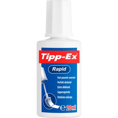 3086126100302-Tipp Ex - Pack de 10 correcteurs liquides - Rapid - 20 ml--1