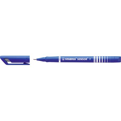 4006381109086-STABILO SENSOR F - 4 feutre d'écriture - pointe fine - couleurs assorties--1
