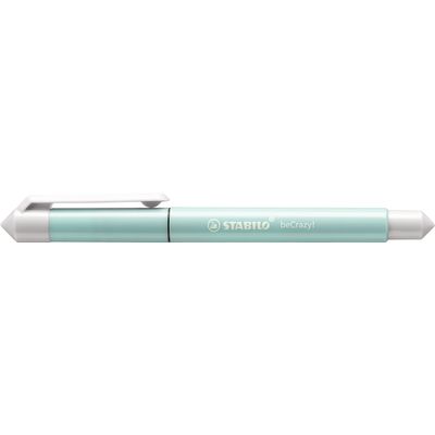 4006381539692-STABILO beCrazy! - Roller encre bleue - 0,5 mm - corps fin - turquoise--1