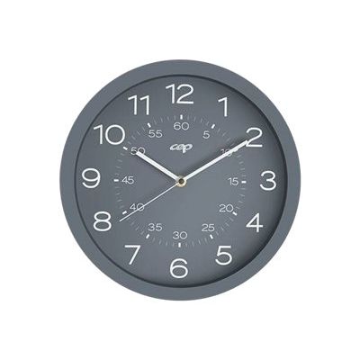 3462159015408-CEP - horloge Mineral magnétique - 30 cm - gris -Avant-0