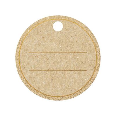 3329686170768-Clairefontaine - 12 Étiquettes cadeau kraft - rond - 8 x 16 cm--2
