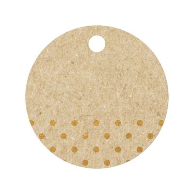 3329686170768-Clairefontaine - 12 Étiquettes cadeau kraft - rond - 8 x 16 cm--3