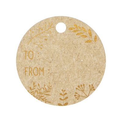 3329686170768-Clairefontaine - 12 Étiquettes cadeau kraft - rond - 8 x 16 cm--5