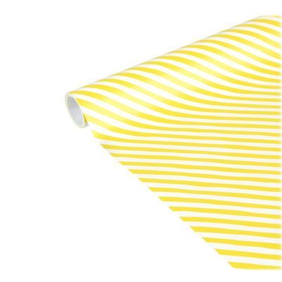 3329682238615-Clairefontaine Excellia Tiny Rolls - Papier cadeau rayures jaune - 35 cm x 5 m - 80 g/m²--0