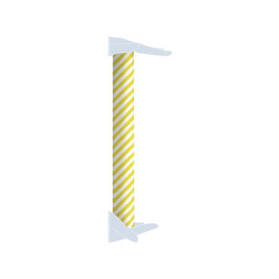 3329682238615-Clairefontaine Excellia Tiny Rolls - Papier cadeau rayures jaune - 35 cm x 5 m - 80 g/m²--3