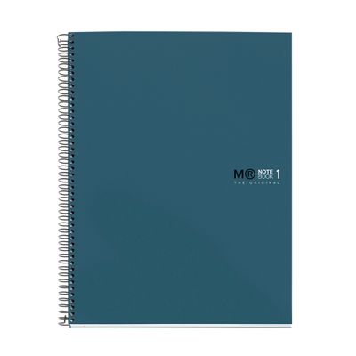 8422593465899-THE ORIGINAL NOTEBOOK, couverture rigide, A5, quadrillage 5x5 mm, 80 feuilles de 1 couleurs, Miquelrius--0