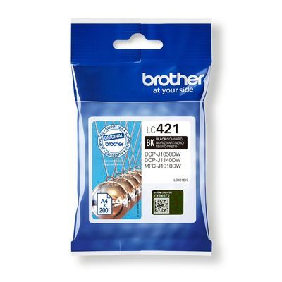 4977766810364-Brother LC421 - noir - cartouche d'encre originale--0