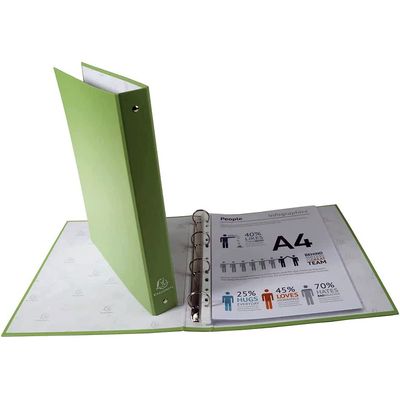 3130631514731-Exacompta - Classeur à anneaux - Dos 40 mm - A4 - pour 225 feuilles - vert anis--3