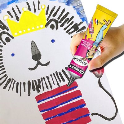 3134725014688-Cléopâtre NEFERTARI - Boîte de 5 tubes de Peinture Gouache avec embout fin - 5 x 30 ml--2