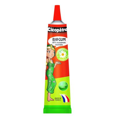 3134725014671-Cléopatre - Colle végétale forte "Biogum" en 30 gr avec embout précis--0