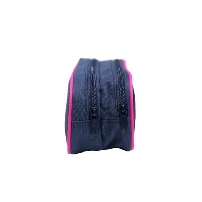 3666311001388-Trousse rectangulaire Poivre Blanc - 2 compartiments - bleu - Bagtrotter--1
