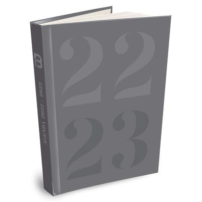 3592930019452-Agenda Monochrome Gris - 1 jour par page - 12,5 x 17,5 cm - Bouchut--0