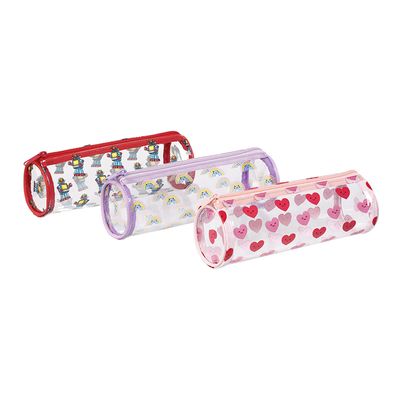 3135250989953-Trousse ronde Cutie - 1 compartiment - 3 modèles disponibles - Exclusivité Bureau Vallée - Viquel--0