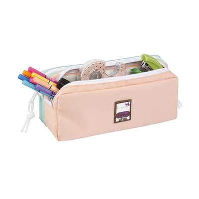 3135250989960-Trousse rectangulaire Teknik Pastel - 2 compartiments - 2 modèles disponibles - Exclusivité Bureau Va--5