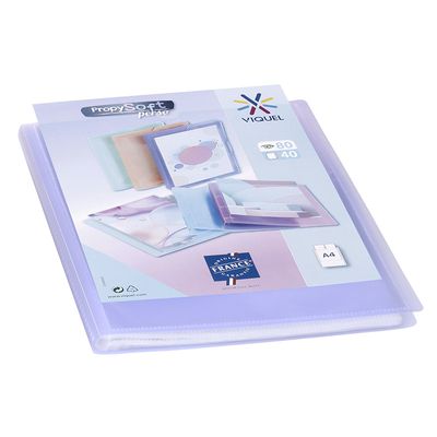 3135250969481-Viquel Propysoft - Porte vues personnalisable - 80 vues - A4 - disponible dans différentes couleurs--4